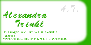 alexandra trinkl business card